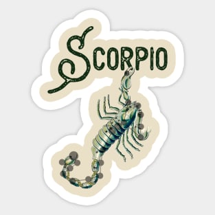 Scorpio ))(( Astrological Sign Zodiac Constellation Design Sticker